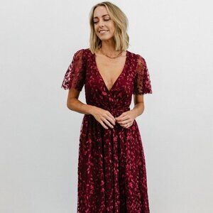 Baltic Born Marseille Embossed Maxi Dress | Mulberry